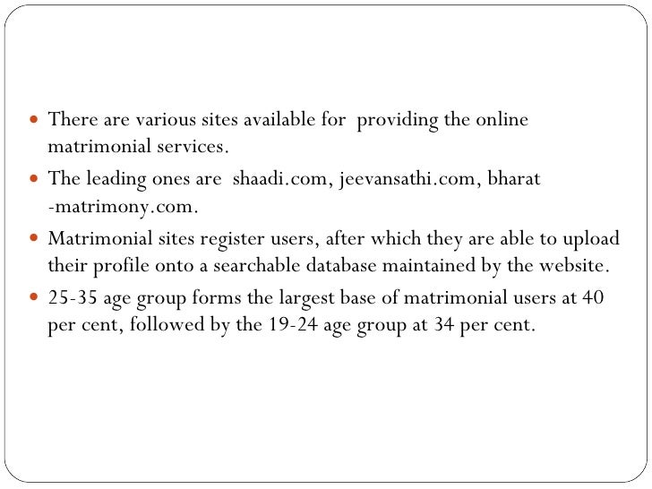 Self description for matrimony site